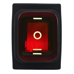LED switch 3-Position 6-Pin 12-24V rocker - Rocker, Waterproof