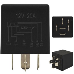 6-pinové 12V 20A relé pre...