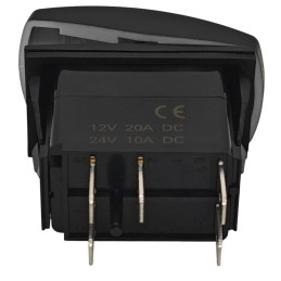 Fog light switch 12-24V On/Off, LED snap button