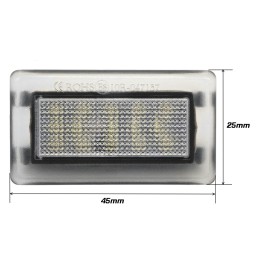 Tesla Model S, 3, X, Nummernschildbeleuchtung LED 400lm, 2 Stk