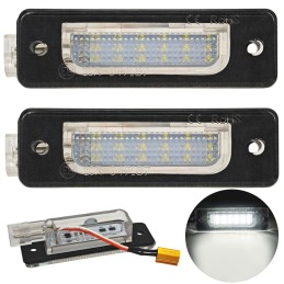 BMW E32, E34 lampki tablicy rejestracyjnej LED 2x650lm, 2 szt