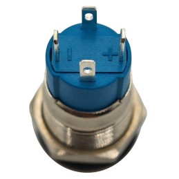 Spínač hmlových svetiel LED 12 mm chrómový momentový