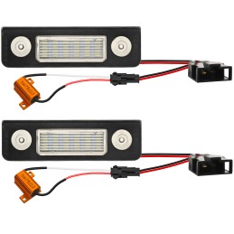 Skoda Octavia II, Roomster numbritulelaternad LED 550lm, 2tk