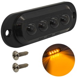 Smoked 4 LED marker lamp...