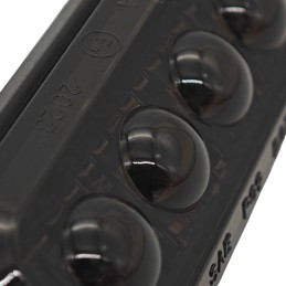 Dūminis 4 LED gabaritinis žibintas 12-24 V spalvų