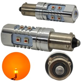 H21W LED крушка BAY9S 12-24V CANBUS оранжева САЩ