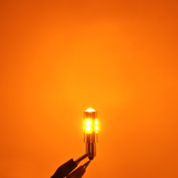 H21W LED spuldze BAY9S 12-24V CANBUS oranža ASV