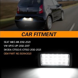 Seat, Skoda, VW rendszámtábla lámpák LED 2db