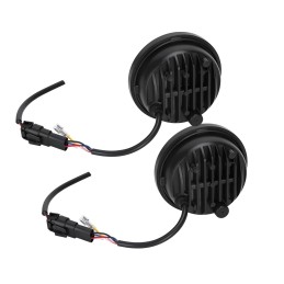 Front lamps 4.5" Full LED + DRL, turn indicators, 2 units