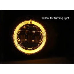 Front lamps 4.5" Full LED + DRL, turn indicators, 2 units