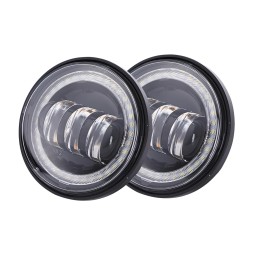 Front lamps 4.5" Full LED + DRL, turn indicators, 2 units