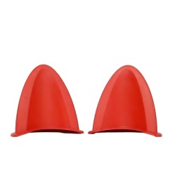 Färgade hjälmöron 2 st