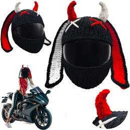 Horned Devil Rider šalmo kepurė