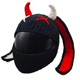Gehoornde duivel ruiter helm pet