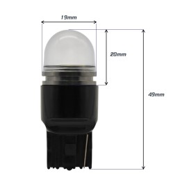 W21W LED bulb 7440 12V CANBUS 900lm red