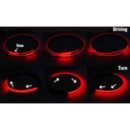 Stabdžių žibintai, rūko žibintai, išoriniai LED žibintai, raudoni