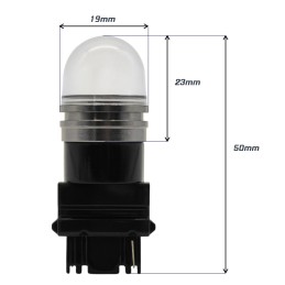 Bec LED P27W 3156 12V CANBUS 900lm roșu