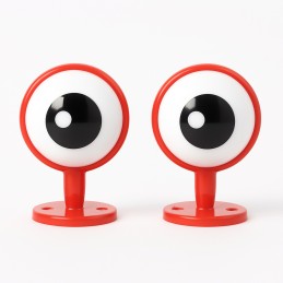 Red eyes for helmet 2 pcs