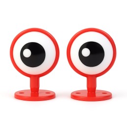 Red eyes for helmet 2 pcs