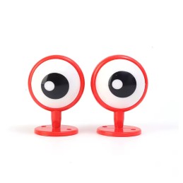Red eyes for helmet 2 pcs