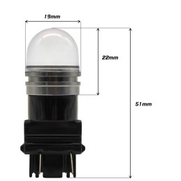 P27/7W LED lamp 3157 12V 900lm CANBUS rood