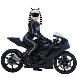 Valkoinen Rider kypärä lippis