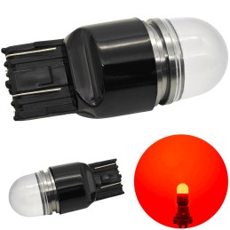 W21/5W LED izzó 7443 12V 900lm CANBUS piros