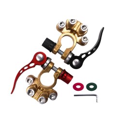 Batteripolklämmor 6V, 12V, 24V - set