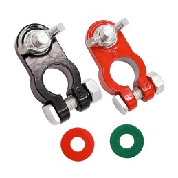 Accuklemmen 6V, 12V, 24V - set