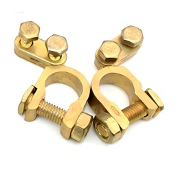 Messing-Batterieklemmen 6V,...