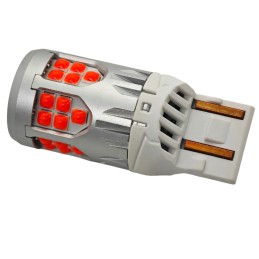 lamp W21/5W LED 7443 10-50V geen fout 2800lm rood