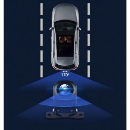 Yleiskamera edessä - takana, metalli 170 CVBS/AHD