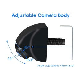 Universal-Kamera vorne - hinten, Metall 170 CVBS/AHD