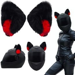 Уши за каска от кожа 2 бр