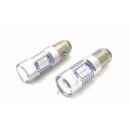 Светодиод BAY15D 12V 20W CANBUS красный 2000lm