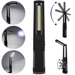 LED workshop torch with dynamo, magnet, 920lm, USB