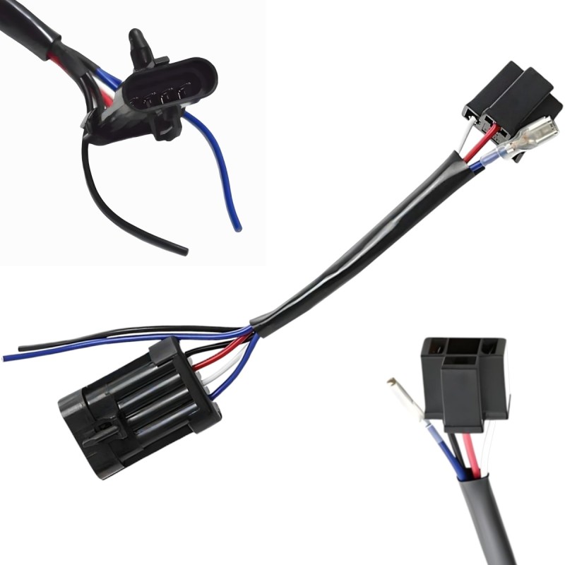 H4 lamp adapter for Harley Davidson