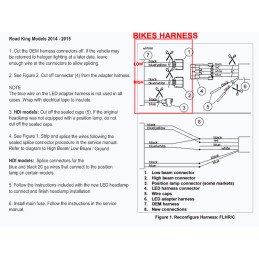 Adattatore per lampada H4 per Harley Davidson