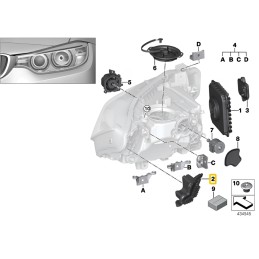 Moduł LED "jeż" do kierunkowskazów - BMW seria 3