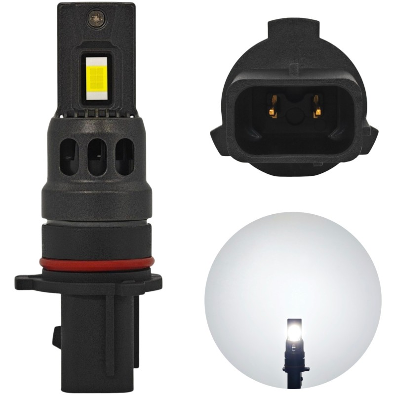bec LED P13W 12-24V 3000lm CANBUS alb puternic