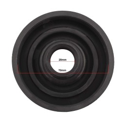 Kryt, kryt LED lampy, HiD 70mm s otvorem