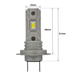 lampadina LED H7 9V-30V CANBUS 5000lm 1pc