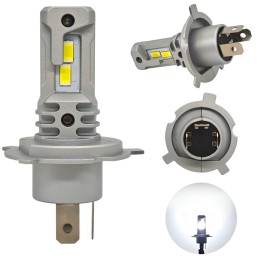 H4 LED lemputės 12V CANBUS 8000lm 2 vnt