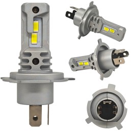 H4 LED lemputės 12V CANBUS 8000lm 2 vnt