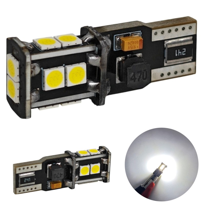 LED-lamppu T10 10V-16V CANBUS 900lm