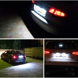 Audi, 2x LED-es lemezlámpák, CANBUS, 2x 250lm