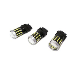 LED крушка 3156 12-24V CANBUS 1800lm бяла с леща