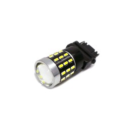 LED крушка 3156 12-24V CANBUS 1800lm бяла с леща