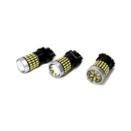 LED 3157 12-24V CANBUS 2100lm balta lemputė su lęšiu