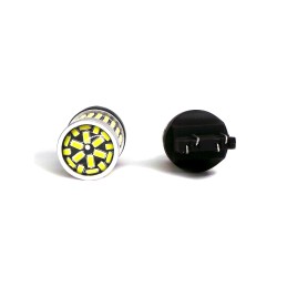 LED lampa 7443 12-24V CANBUS 2100lm vit med en lins